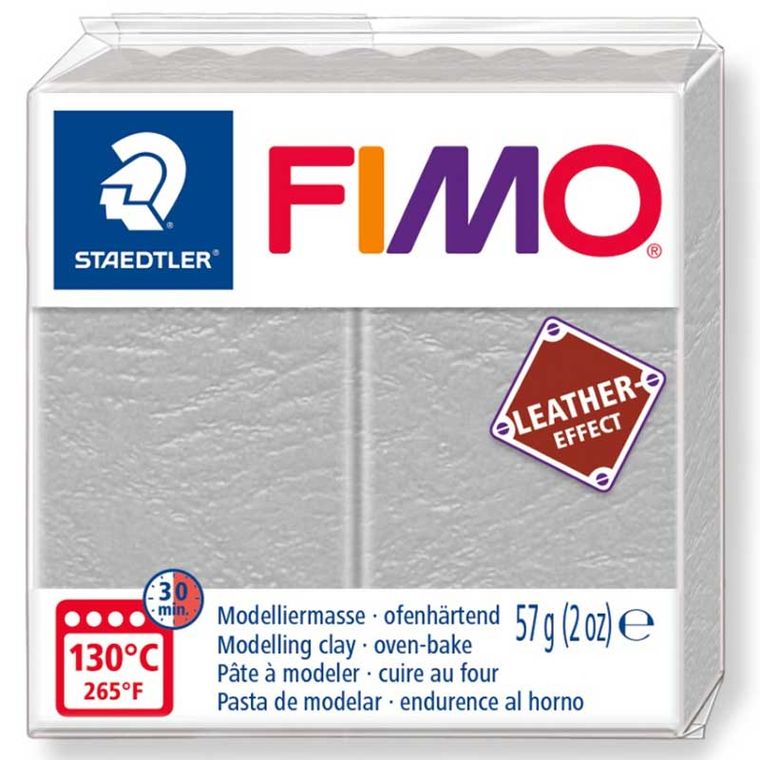 Fimo effect leather 57 gr 809 dove grey