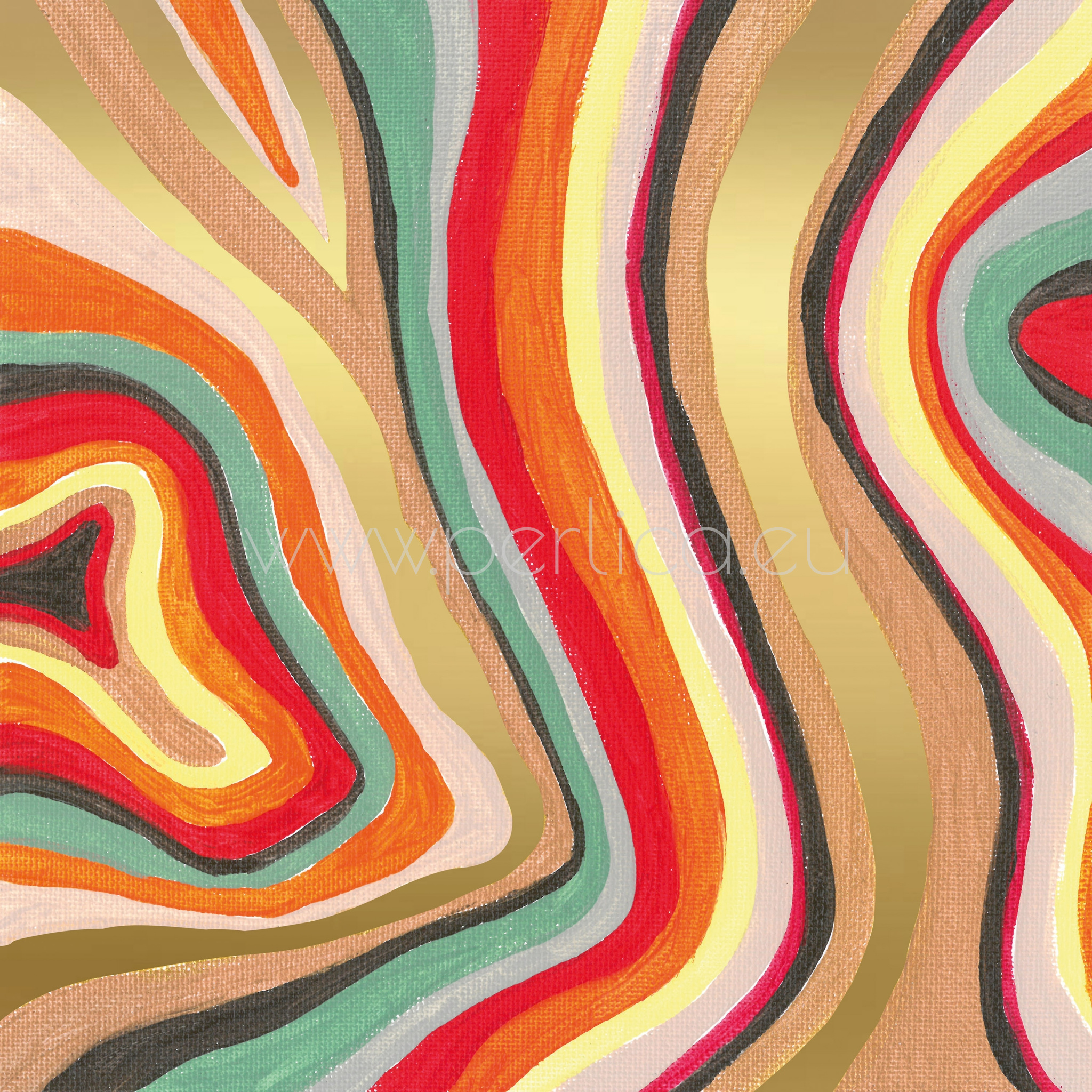 Salveta Colorful stripes G47