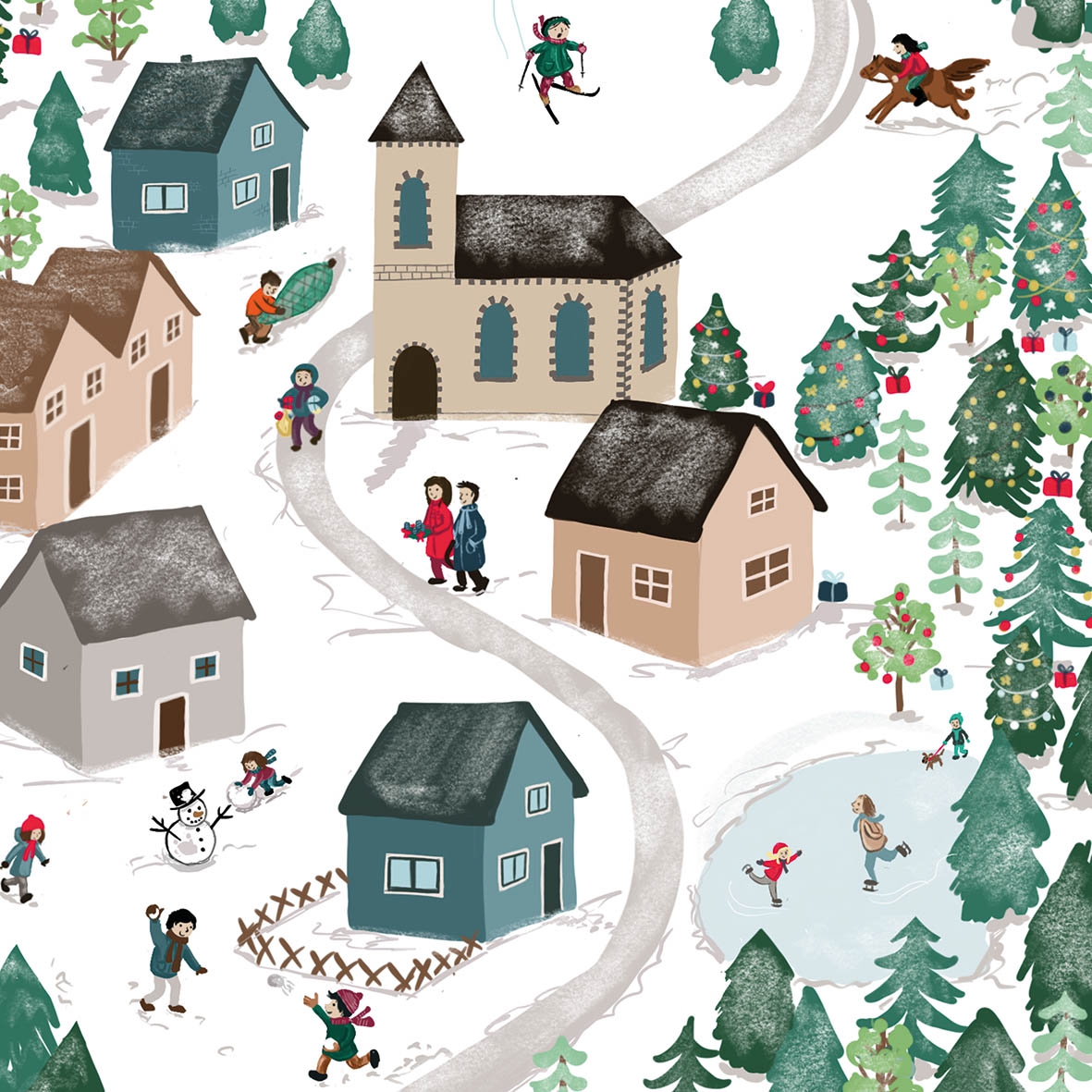 Salveta  Winter village ZI16
