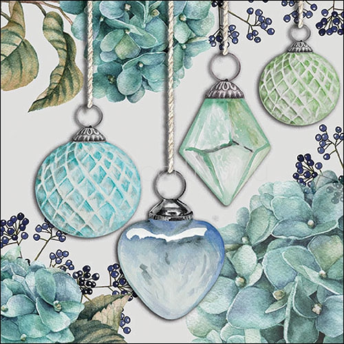 Salveta Hanging baubles green BMX3