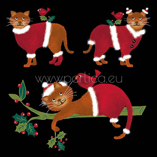 Salveta  Dressed Cats Black BZ28