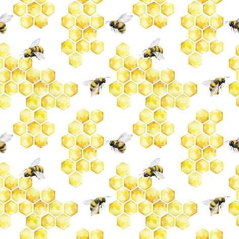 Salveta "Honey Bees" ZLB1