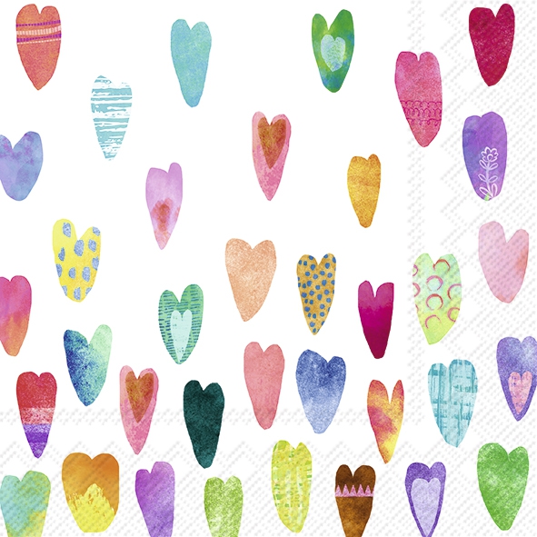 Salveta Rainbow hearts VJS7