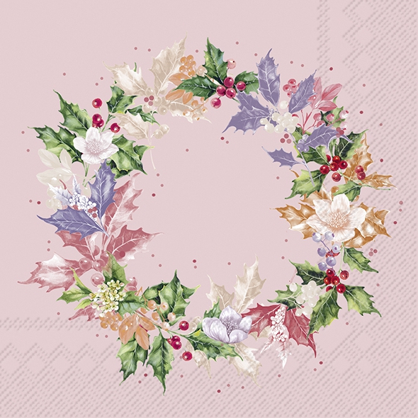 Salveta  Romantic Ilex Wreath ZI58