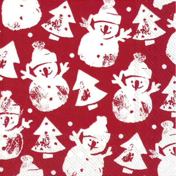 Salveta Snowman Stamp ZI38