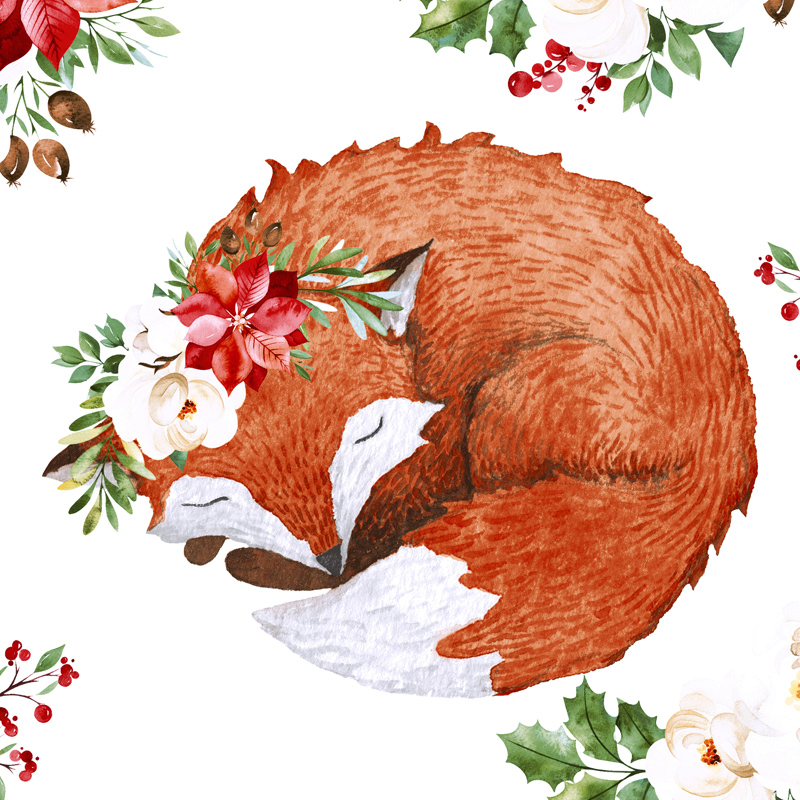 Salveta floral fox ZI61
