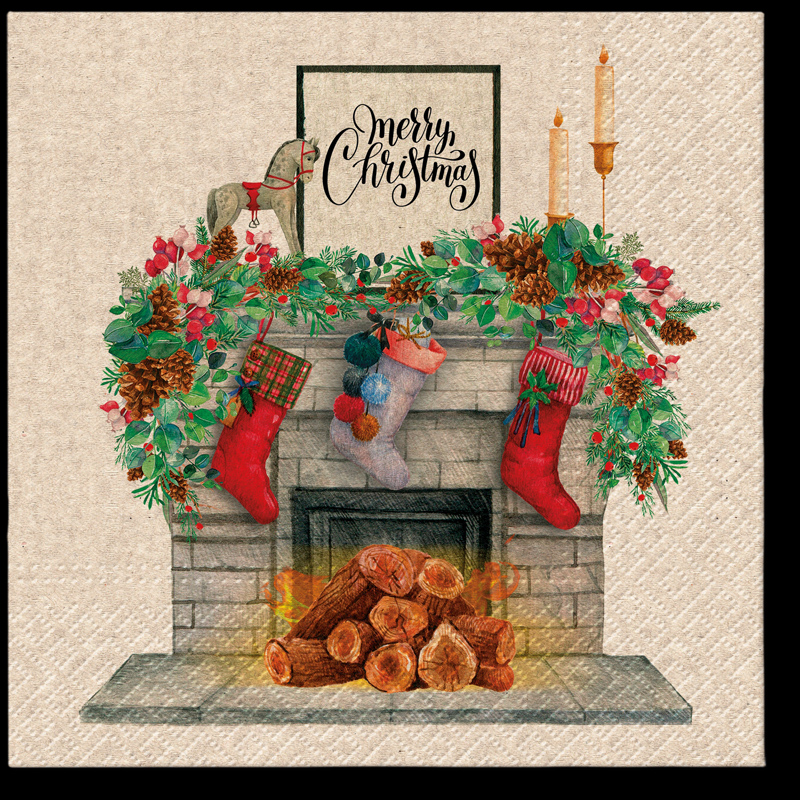 Salveta Christmas Fireplace ZI61