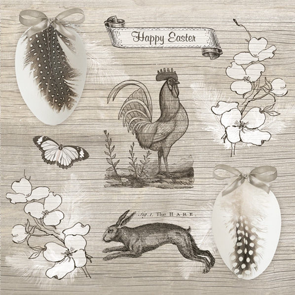 Salveta Vintage Happy Easter SU15