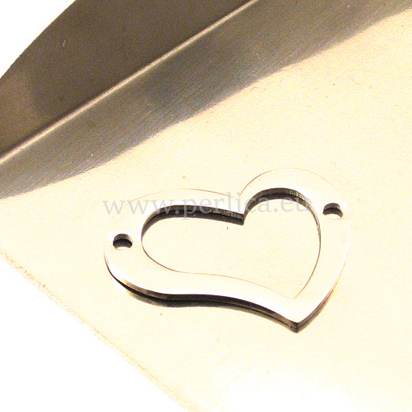 Konektor srce SS304, 15x21x1 mm, 1 kom, SS14