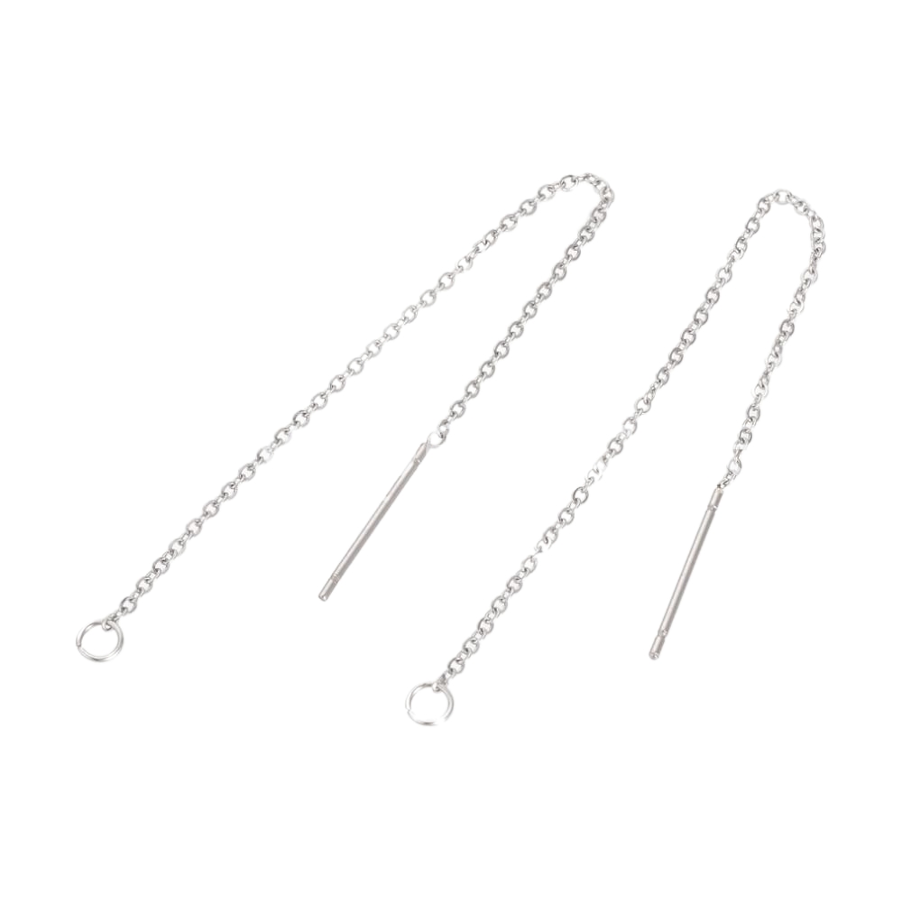 Nausnice SS304, vel 98x0,5 mm, 2 para naušnica, SS40