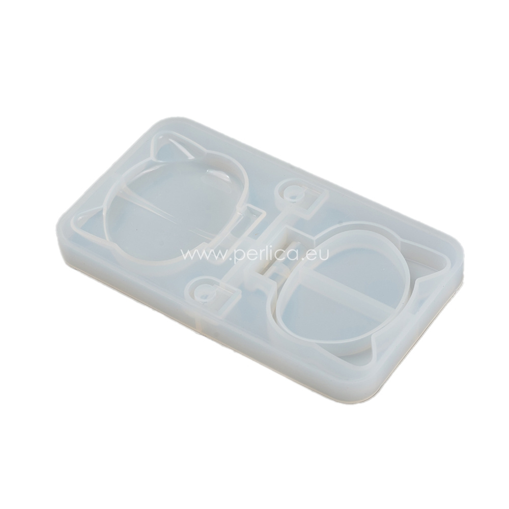 Kalup silikonski Kutijica preklopna za ogledalo vel.77x135x11.5mm, unut vel 59x56mm - 60x55mm , KAL61