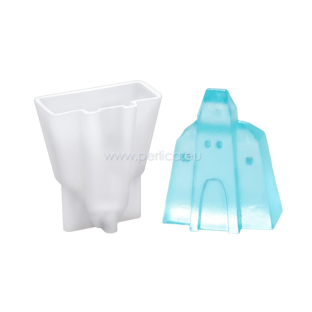 Kalup silikonski Kućica 3 D, unut.vel :29x47x57mm KAL65