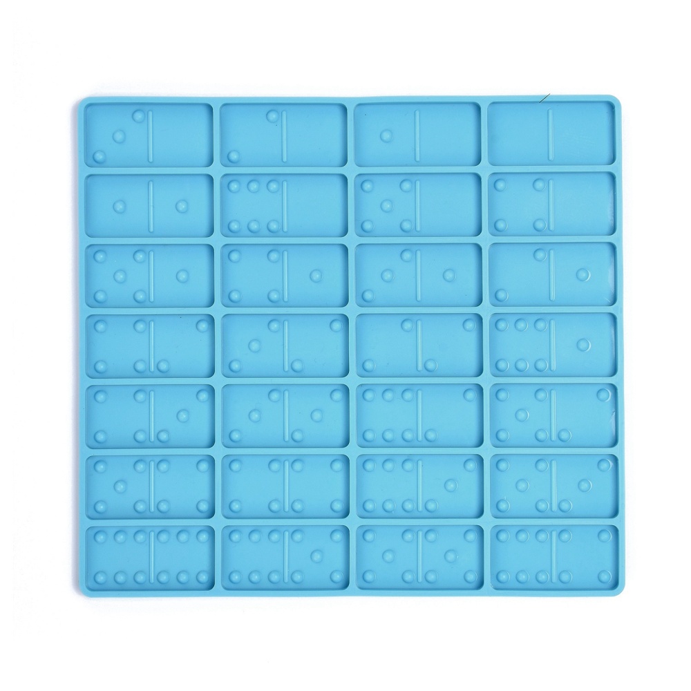 Kalup silikonski Domino vel.189x205x6,5 mm, unut.vel.domino pločice 48,5x24,5x5,8 mm VSP20