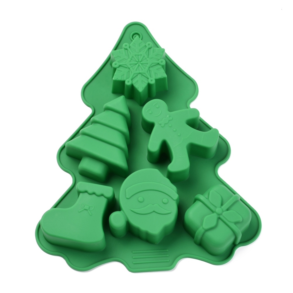 Kalup silikonski Jelka  vel.188x230x25 mm unut.vel. 37~72x25~56mm MOD3