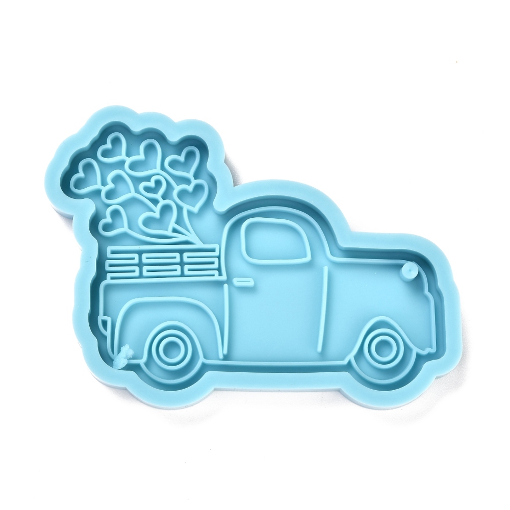 Kalup silikonski Kamion Valentin vel 54x74x6 mm, rupa 3 mm,  KAL59