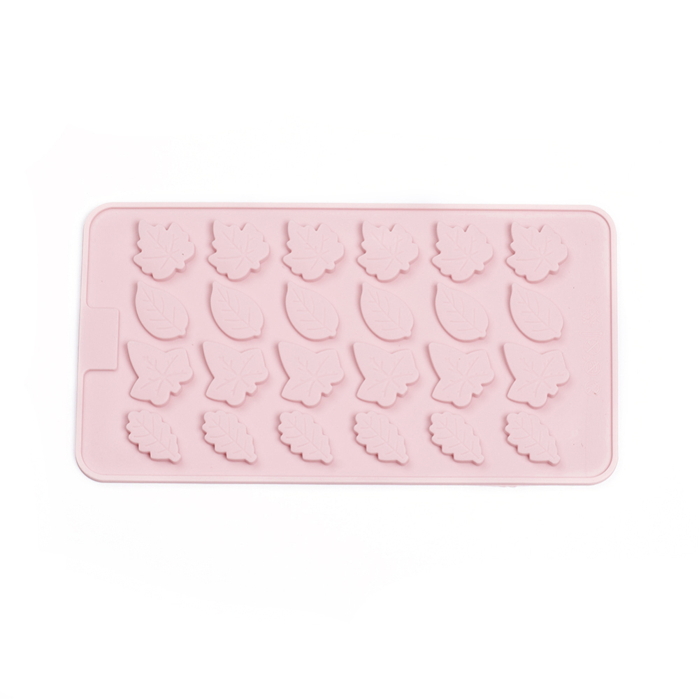 Kalup silikonski Lišće 111x206x5,5 mm za torte, gips i sapune MOD4