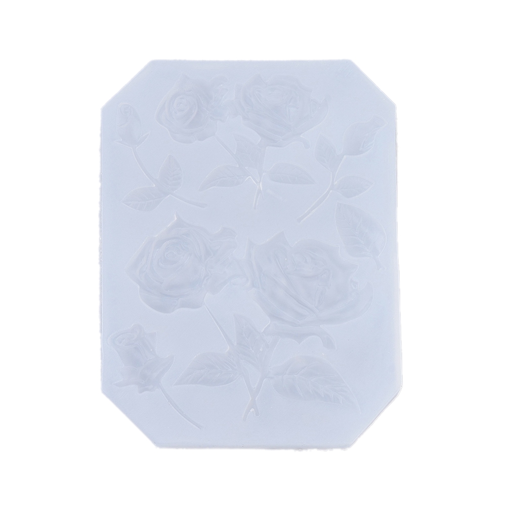 Kalup silik. Ruže  vel 89x117x10mm, unut.vel.: 15~75x20~86mm  VSP22