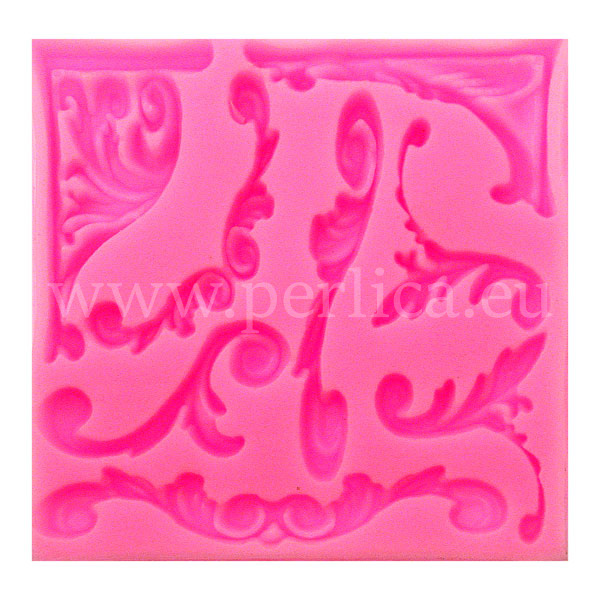 Silikonski kalup ornamenti  95x95 mm, KAL6