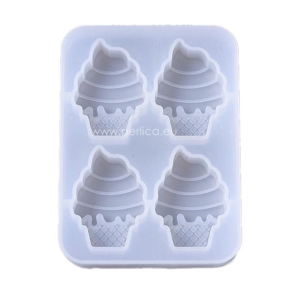 Kalup silikon. Sladoled vel.130x95x17 mm, unut.vel.50x35x15 mm  VSP1