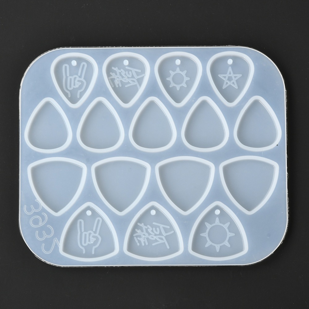 Kalup silik. Trzalice , privjesci vel 165x135x5 mm, unut.vel 32x32mm i 30x25mm, VSP 4