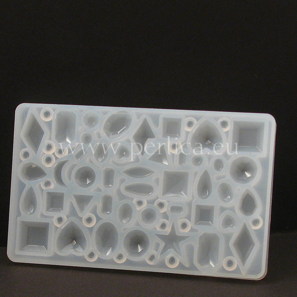 Kalup silikonski "Dragulji" 106x65x8 mm, 50 motiva, KAL29