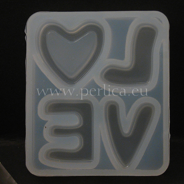 Kalup Love , 5x5,8x0,8 mm, 1 kom, KAL54