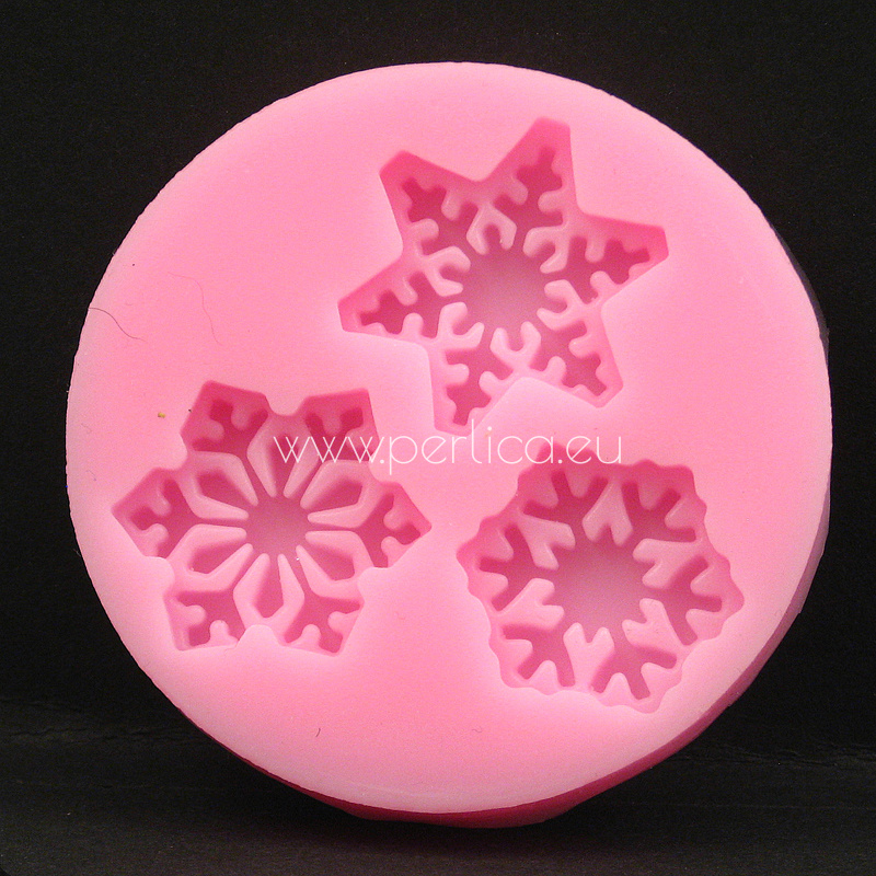 Kalup silik. Tri Pahuljice 55 x 10 mm KAL46