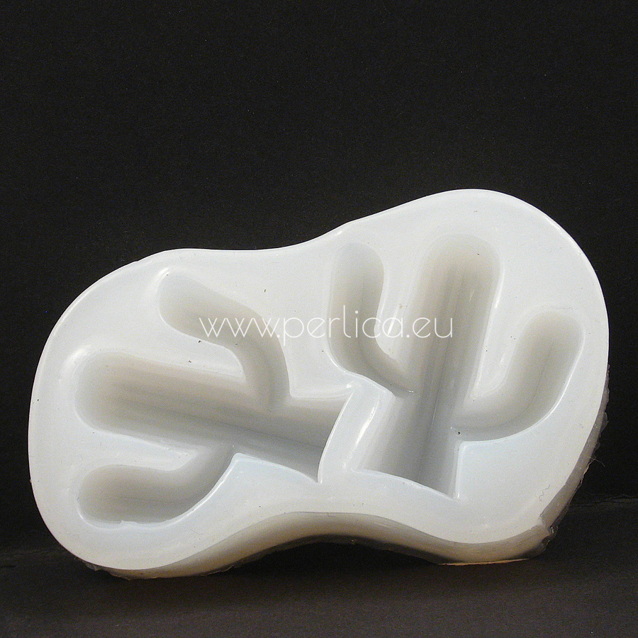 Kalup silik.Kaktus 80x50x20mm, unut.vel.38x36mm, KAL5