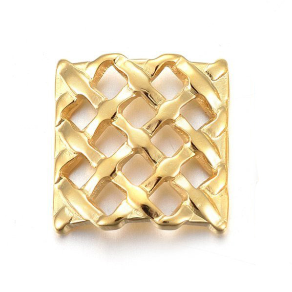 Konektor SS304  vel14x14x2 mm 1 kom, boja:zlatna , SS14