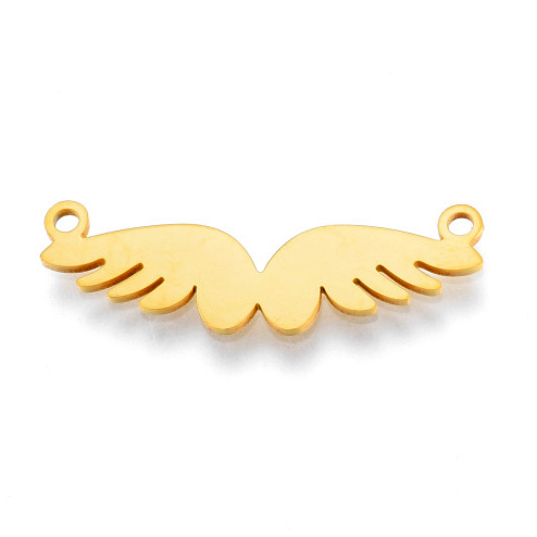 Konektor  Krila anđela SS304, vel 9x28x1 mm, pozlata 18 karat.zlatom1 kom, SS14