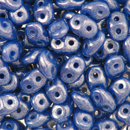 Superduo 2,5x5 mm, 10 gr, Luster Opaq.Blue SD3