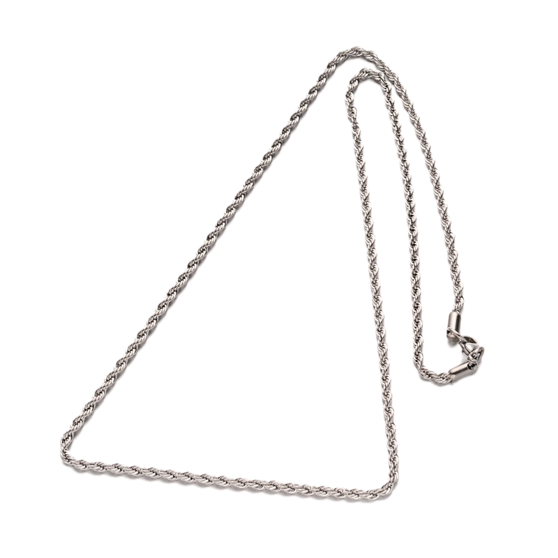 Lančić Rope 304SS vel. 3mm, 60cm, s kopcom,SS8