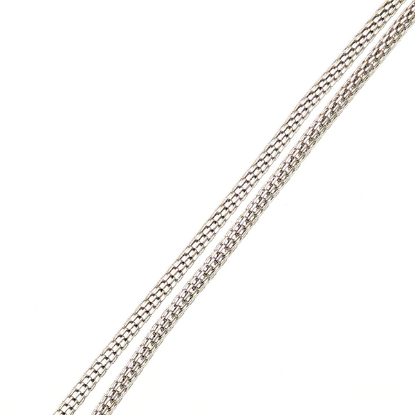 Lanac debljine 2,5 mm, boja:platina, 1 metar , L1