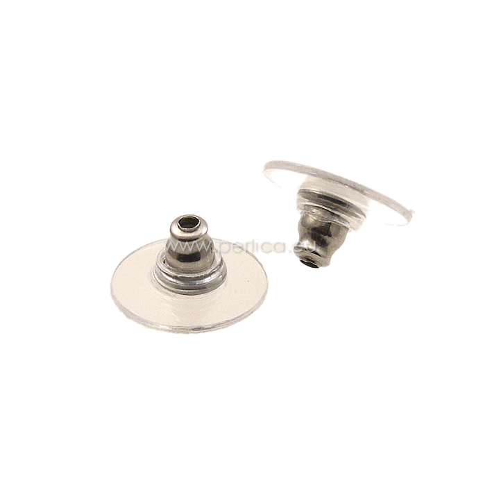 Leptiric SS304 vel. 12x12mm, 6mm debljine, rupa: 1mm, 0.6~0.8mm iglicu 10 kom,  boja:platina SS6