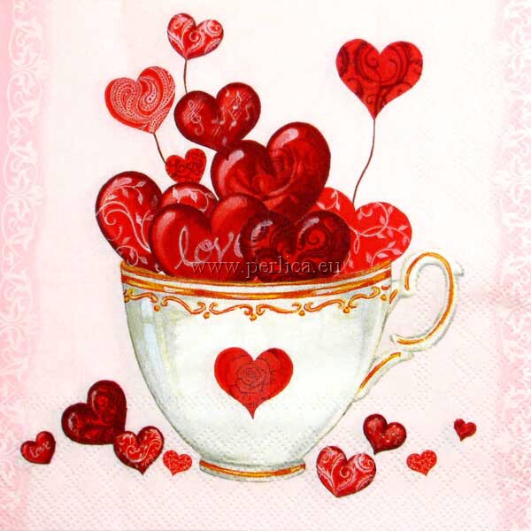 Salveta Cup of hearts VJS10
