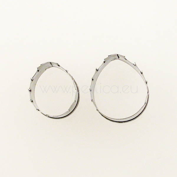 Modla list 2 kom, 30x26 - 25 x 20 mm