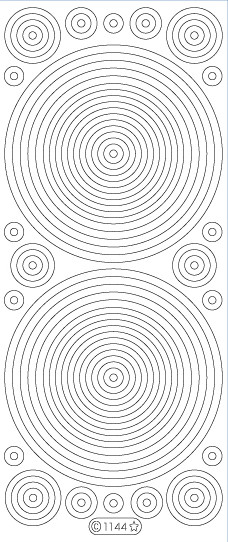 Naljepnice konture,zlatna