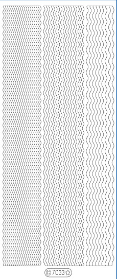 Naljepnice konture, transparent gliter zlatna