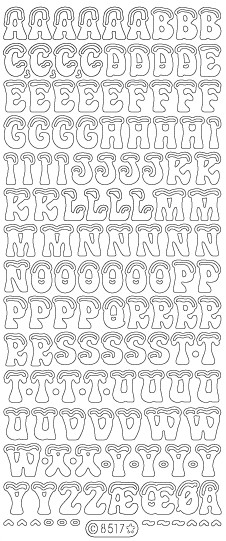 Naljepnice konture, zlatna