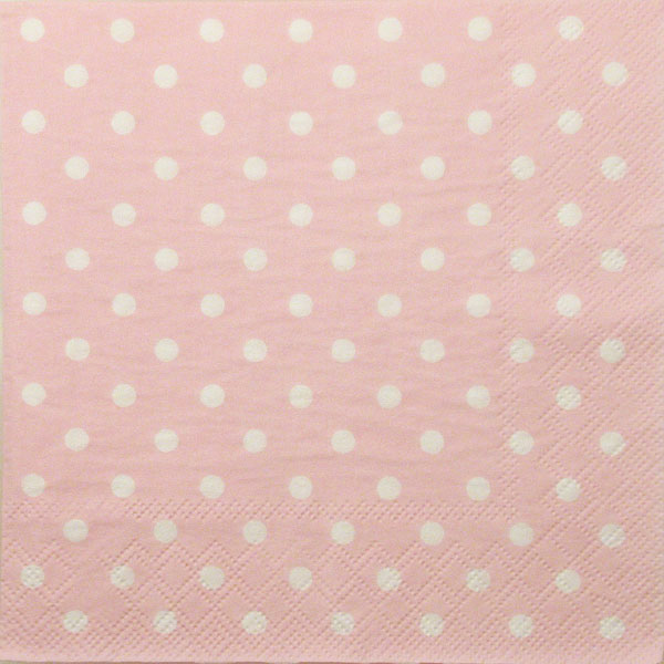 Salveta Pastel Dots Rose G9