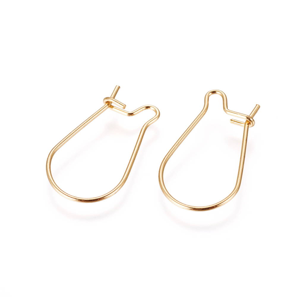 Kopca naušnice 304SS 20x12x1 mm, 6 kom,SS22