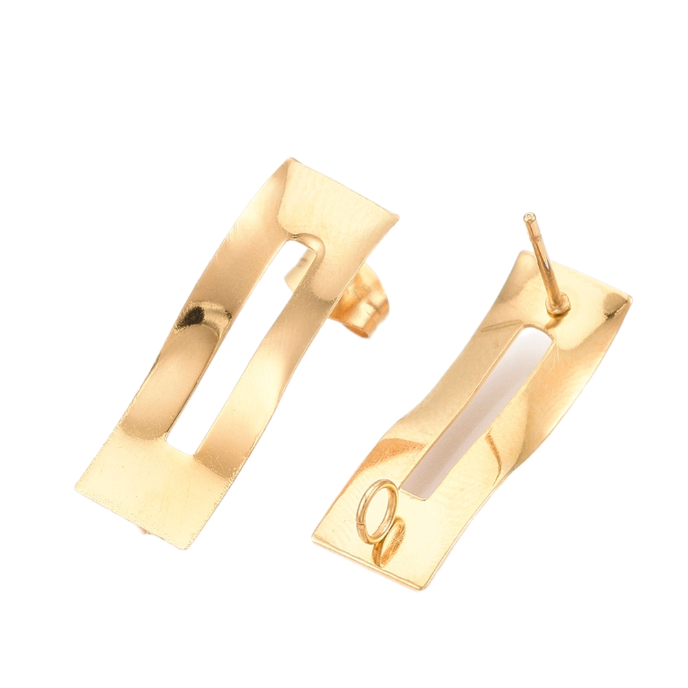 Kopča za naušnice SS304, 25x8 mm, 2 kom, SS45