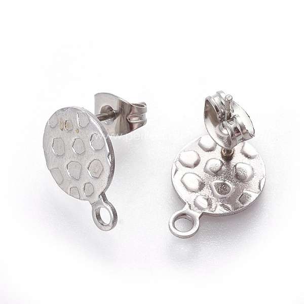 Kopča za naušnice SS304, 10mm, 4 kom, SS12