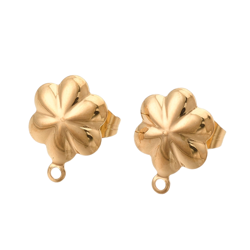 Kopča za naušnice SS304, 14x10 mm, 2 kom, SS44