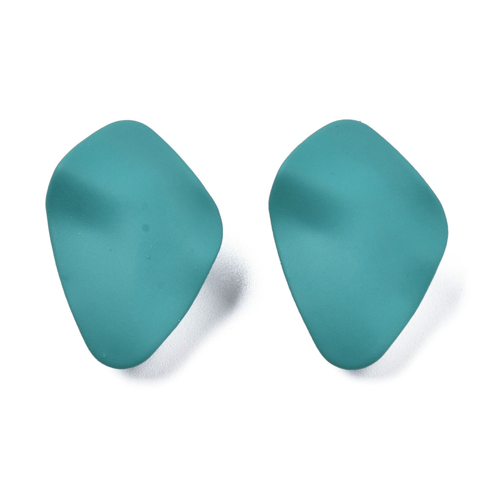 Kopča za naušnice SS304, vel.26x18mm-3mm, iglica 0,7 mm, 2 kom, SS42