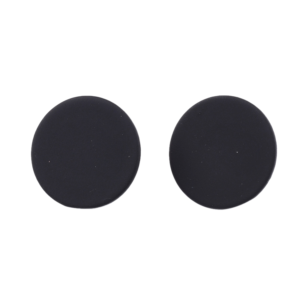 Kopča za naušnice SS304, 12 mm-4mm, 2 kom, boja:crna SS47