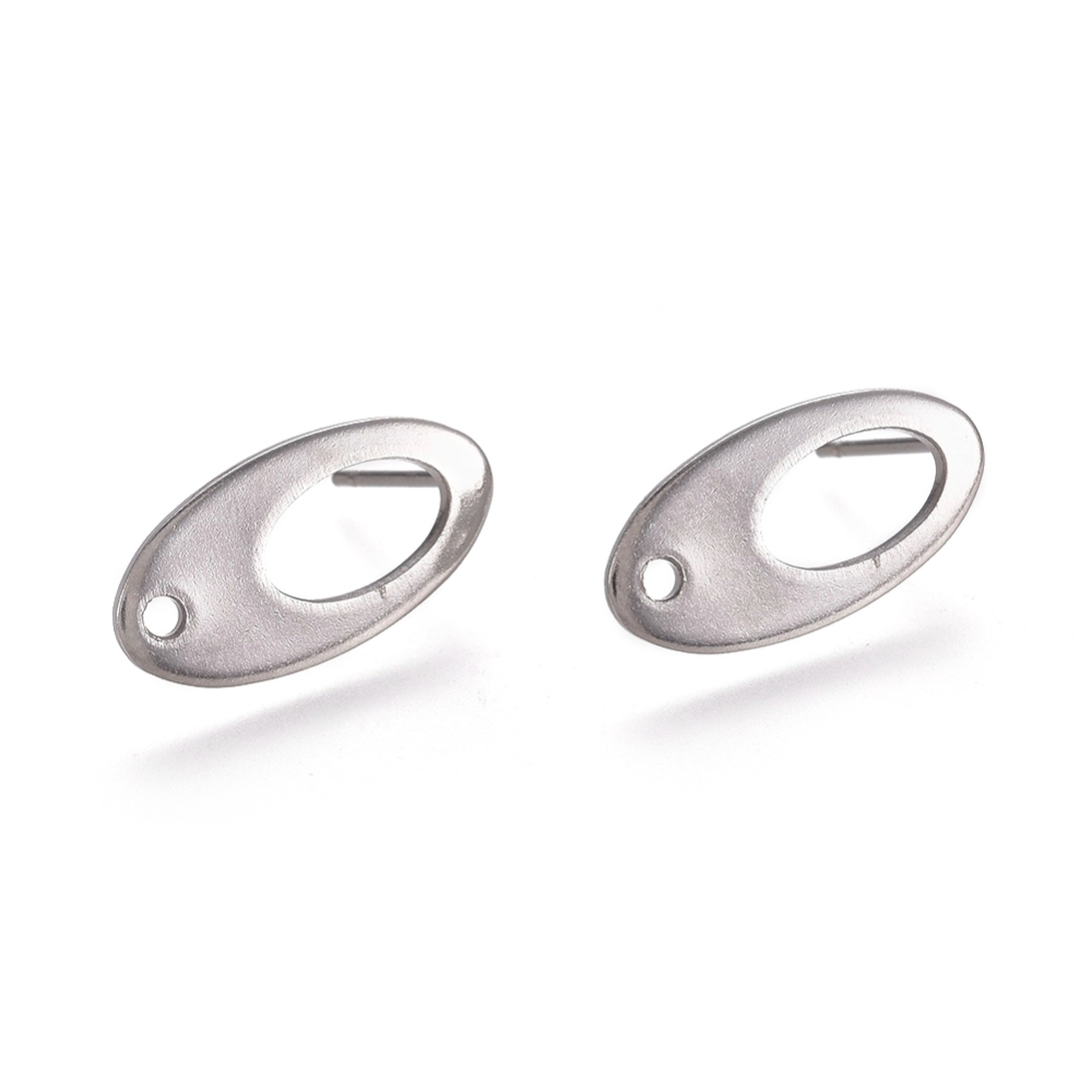 Kopča za naušnice SS304, 19x10mm-1,5 2 mm, 2 kom, SS12