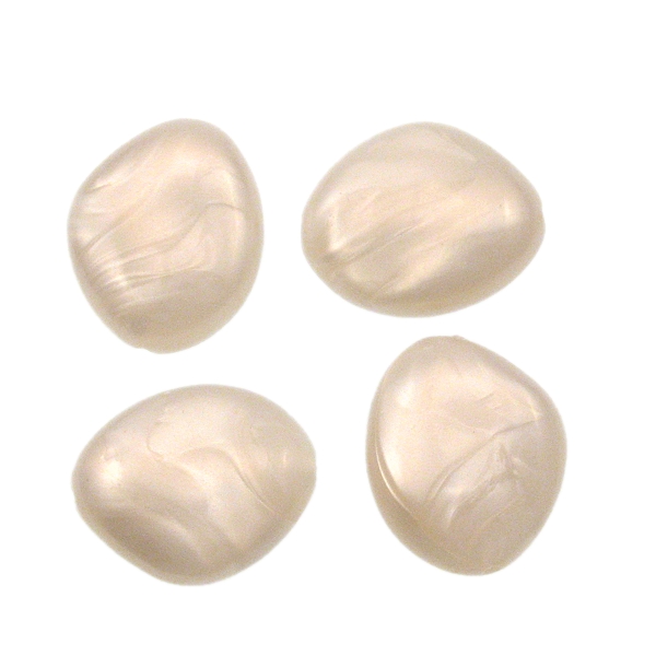 Perla imitacija skoljke 35x25-9 mm, 5 kom, PL1