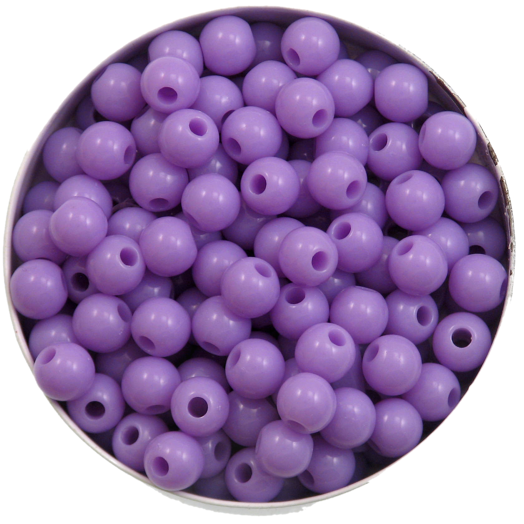 Akrilne perlice 6 mm 100 komada PL1