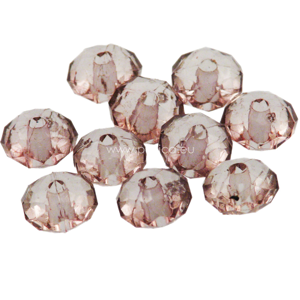 Perlica facetrina 8 x 5 mm, 60 kom, PL7